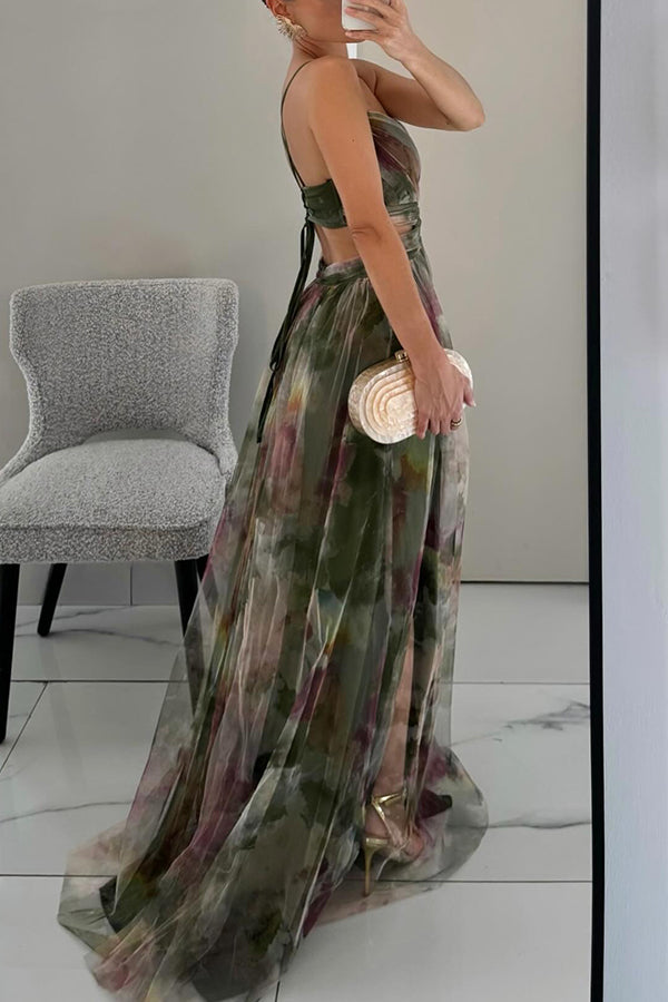 Giselle | Floral Print Maxi Dress