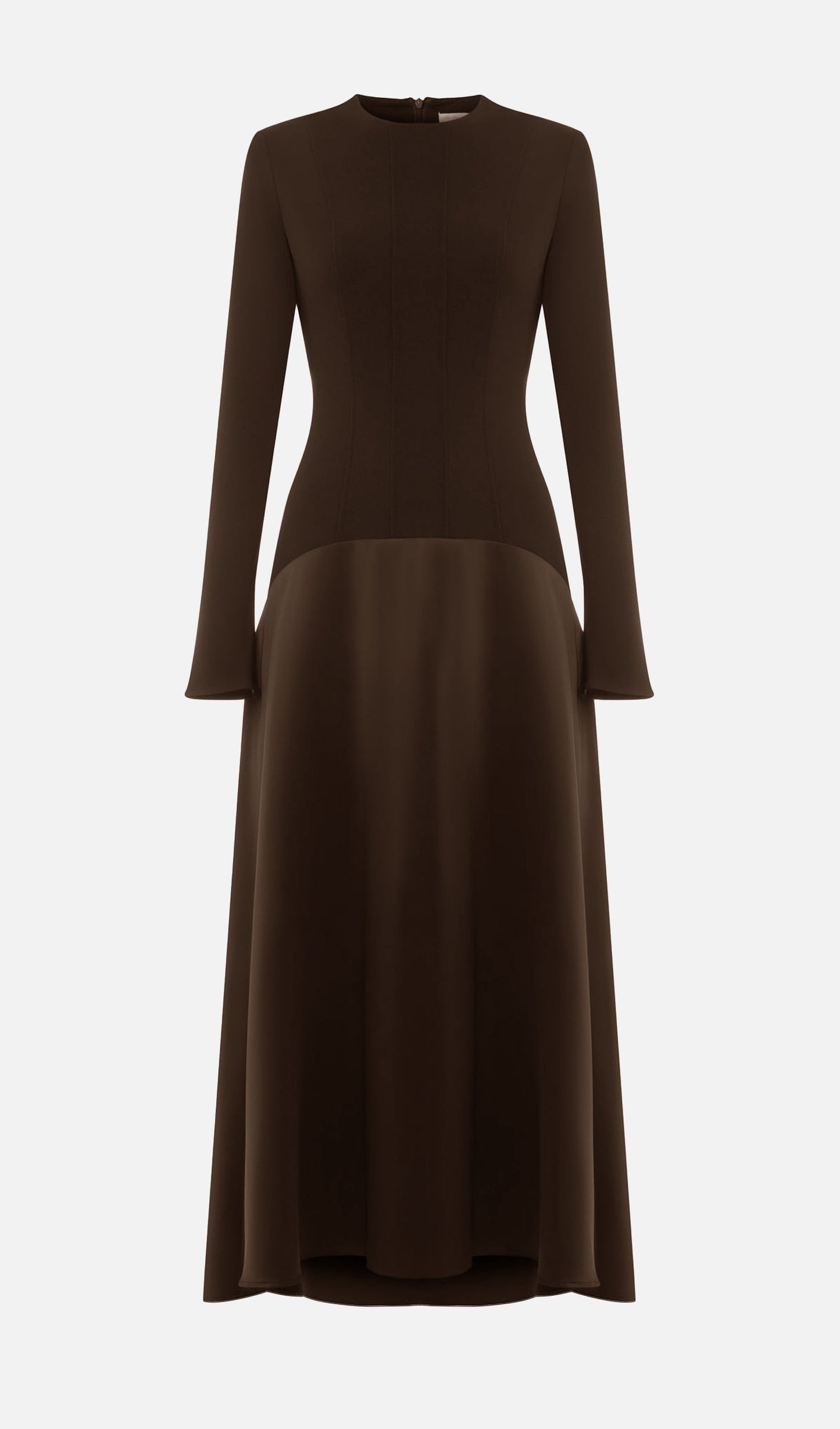 Lioren | Knitted Satin Maxi Dress
