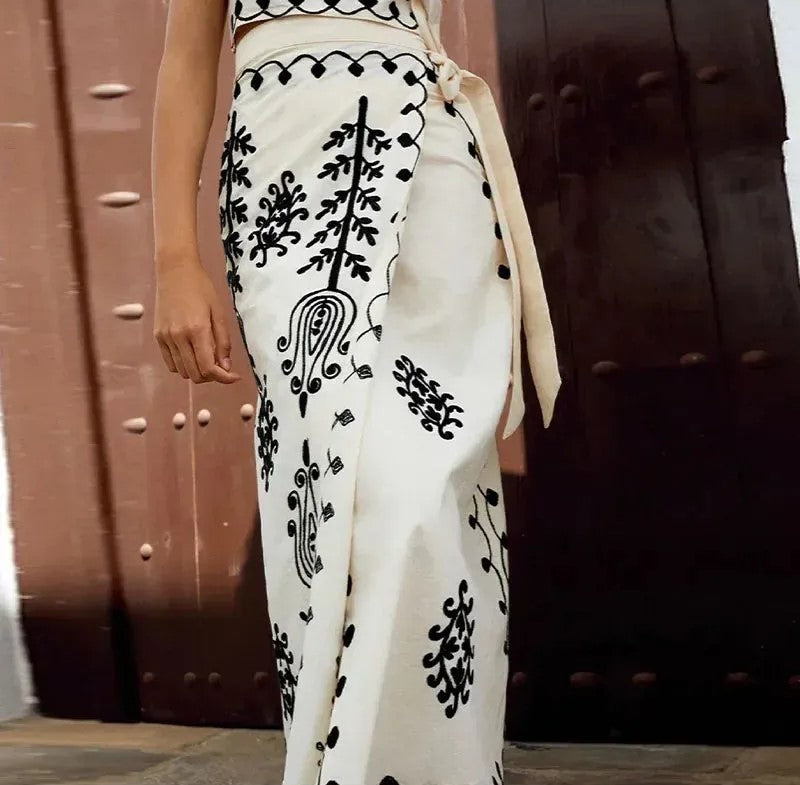 Cecilia | Top and Long Skirt