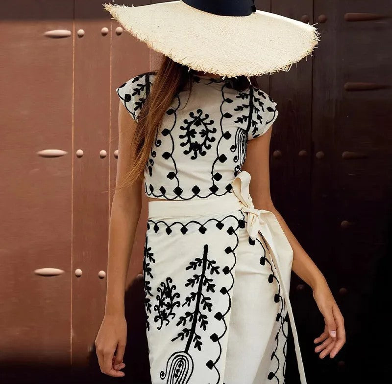 Cecilia | Top and Long Skirt