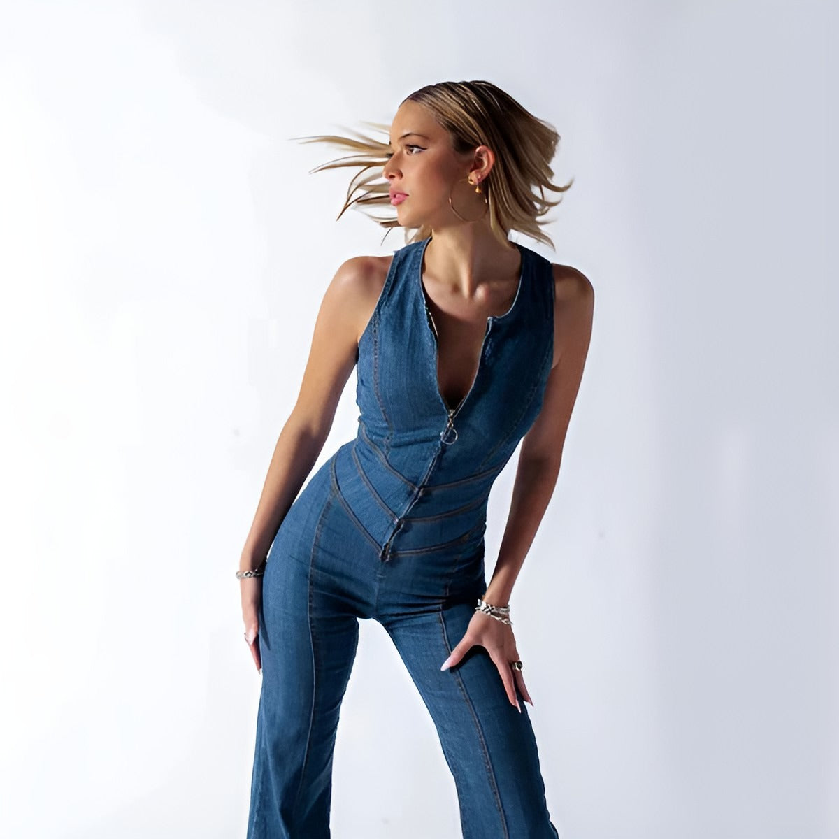 Hermine | Denim Jumpsuit