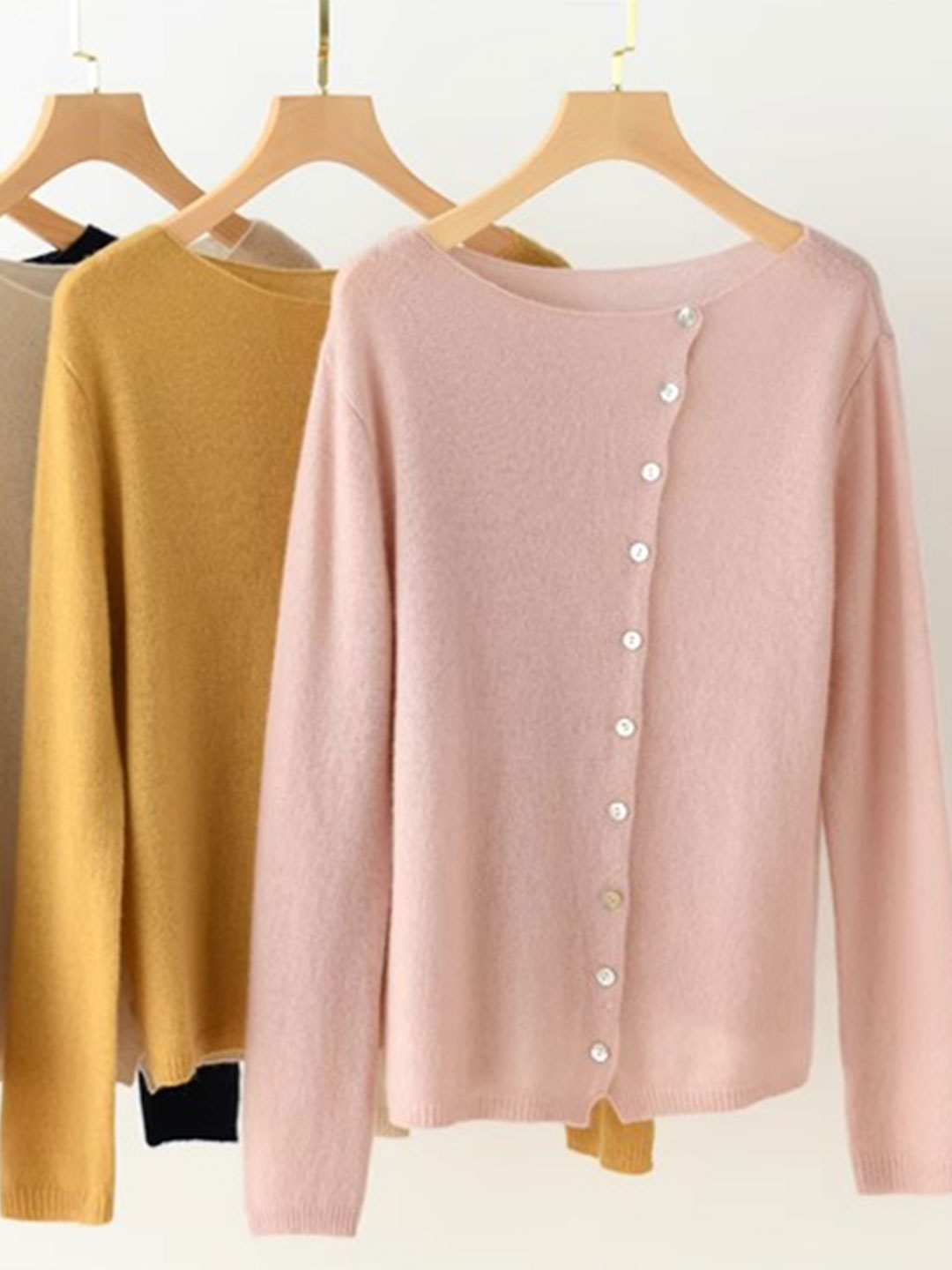 Kayla | Classic Crew Neck Cardigan