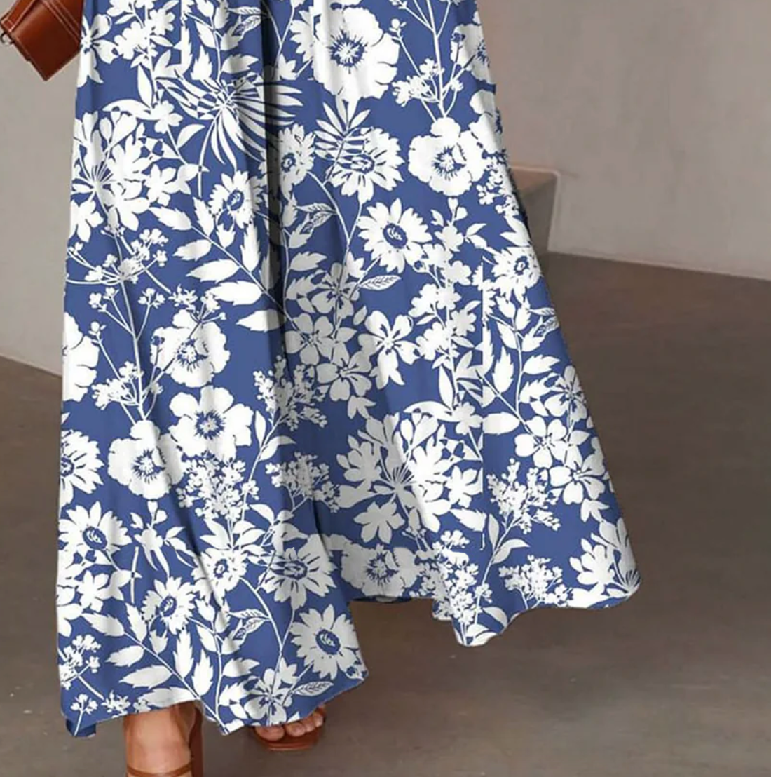 Lucia | Floral Print Elastic Waist Pants