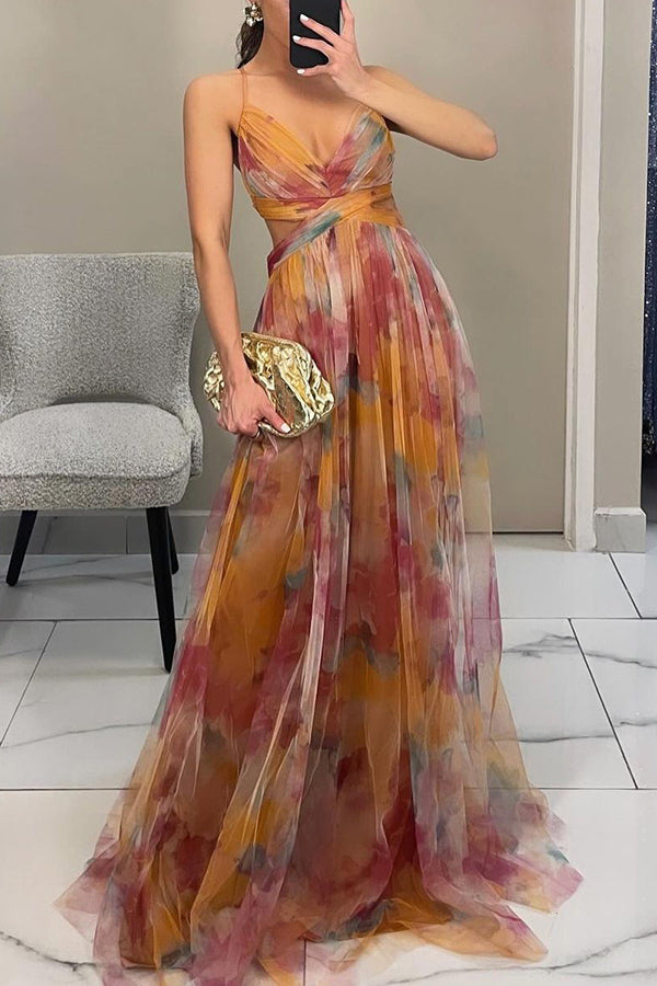 Giselle | Floral Print Maxi Dress