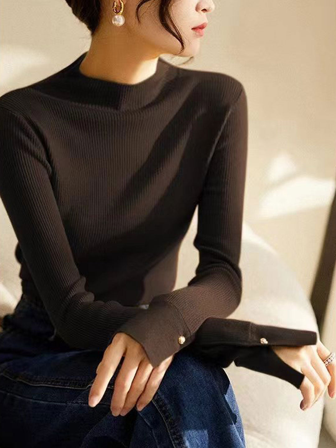 Sophia | Classic Knitted Sweater