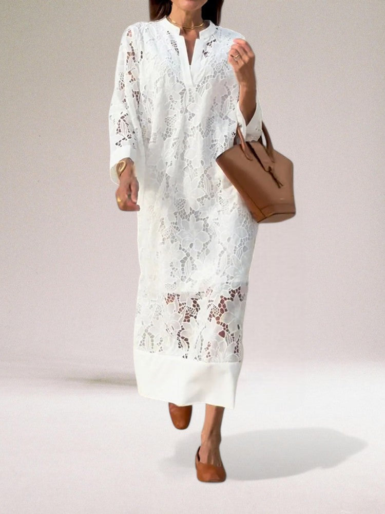 Silvina | Luxury long lace dress