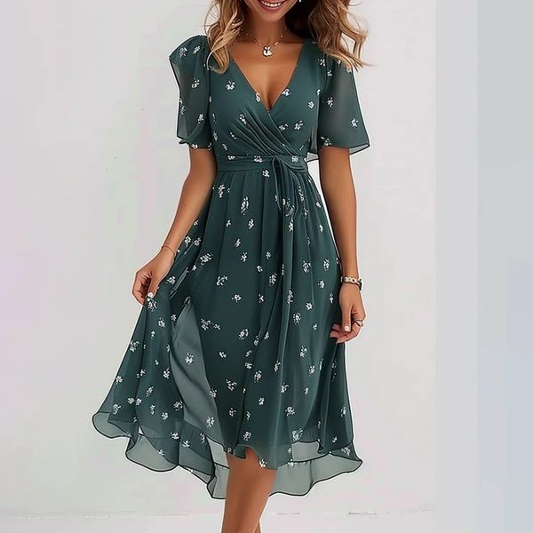 Elvira | Printed Summer Dress