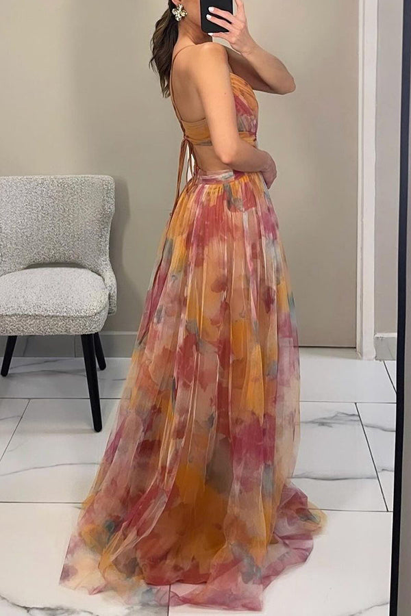 Giselle | Floral Print Maxi Dress