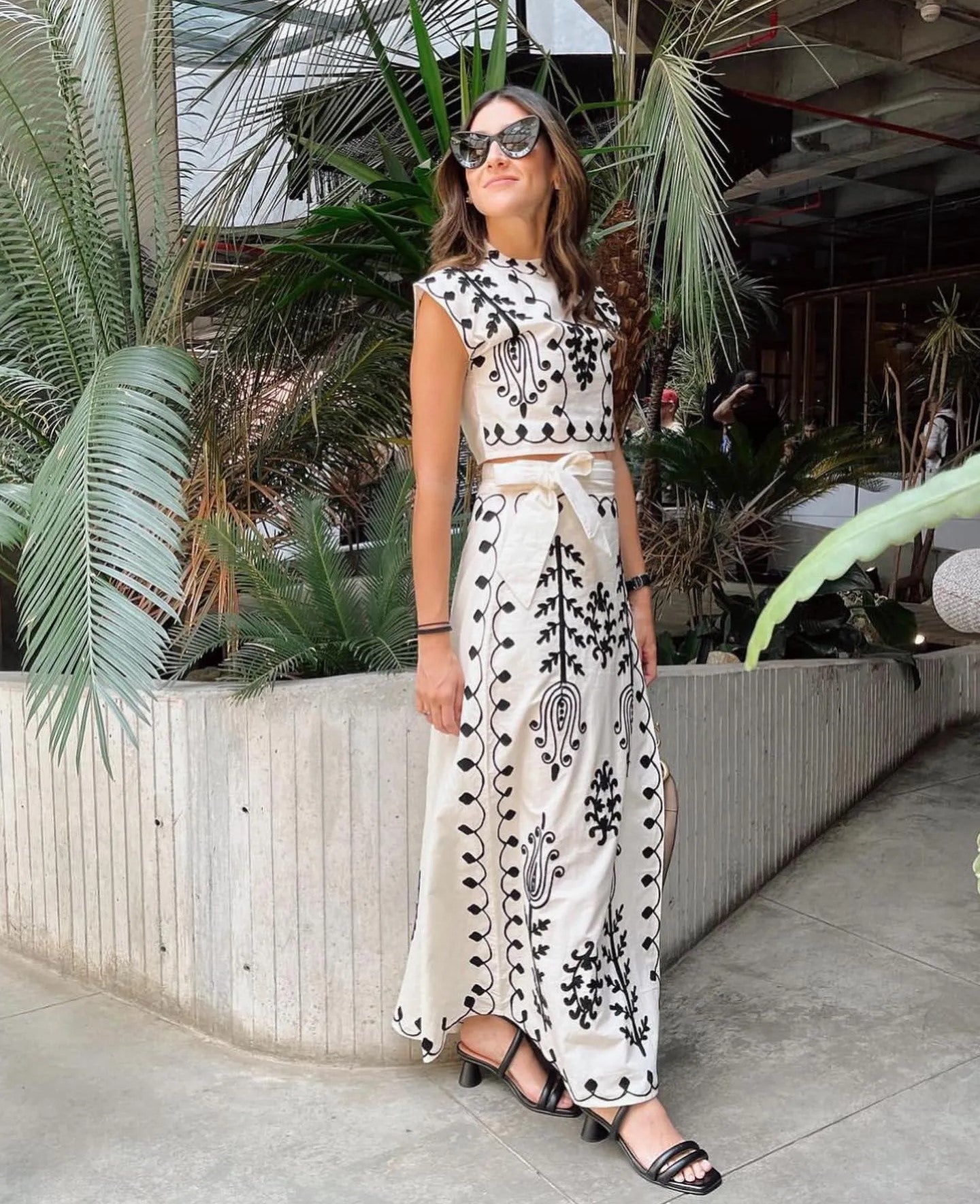 Cecilia | Top and Long Skirt