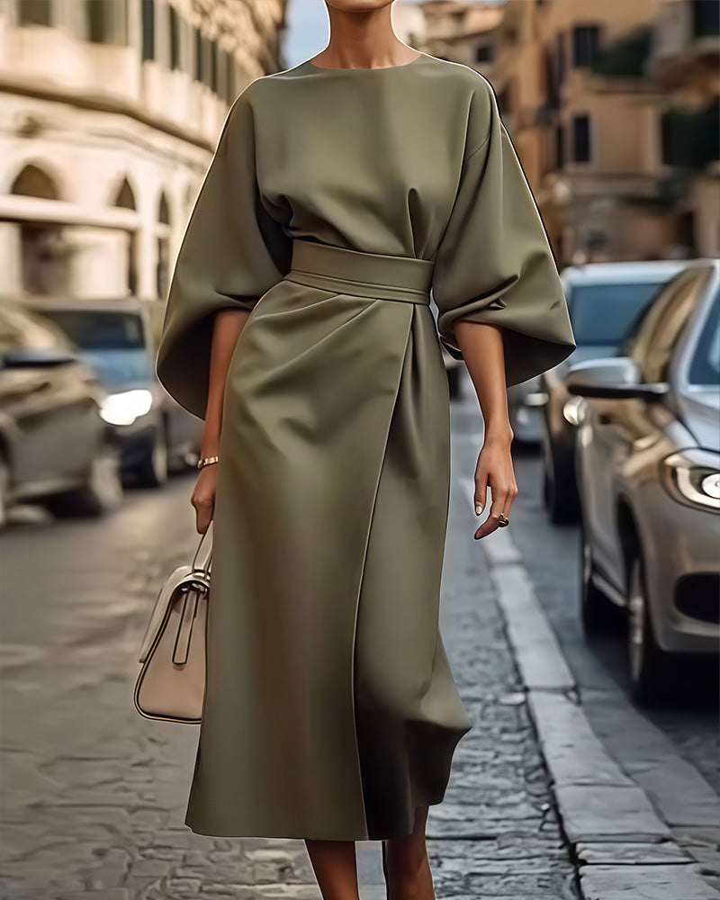 Celestin | Lantern sleeve Dress