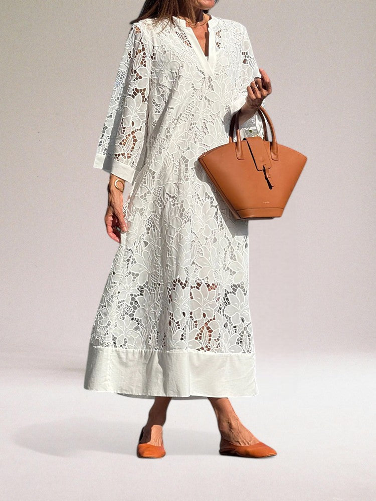 Silvina | Luxury long lace dress