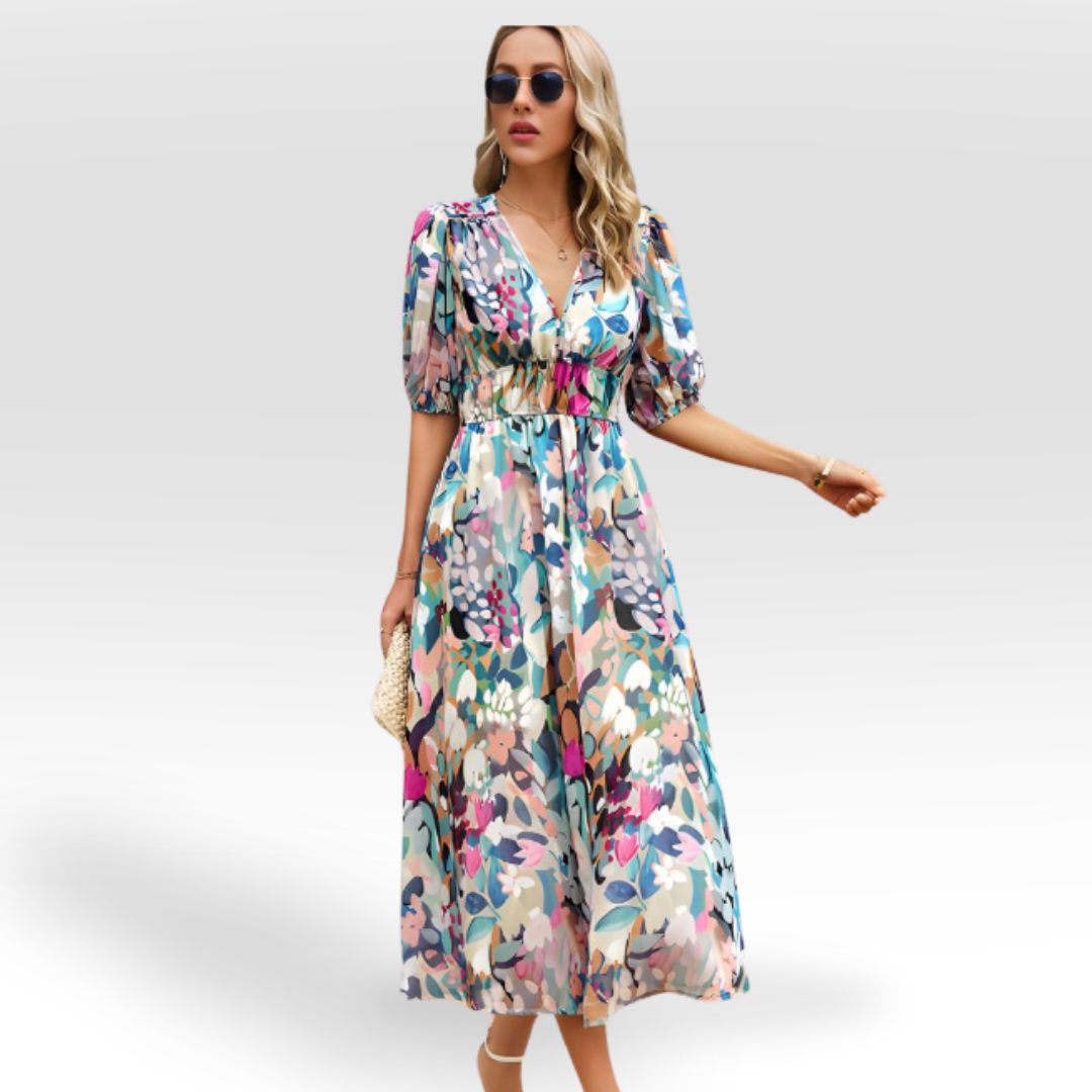 Chantal | Charming V-Neck Dress