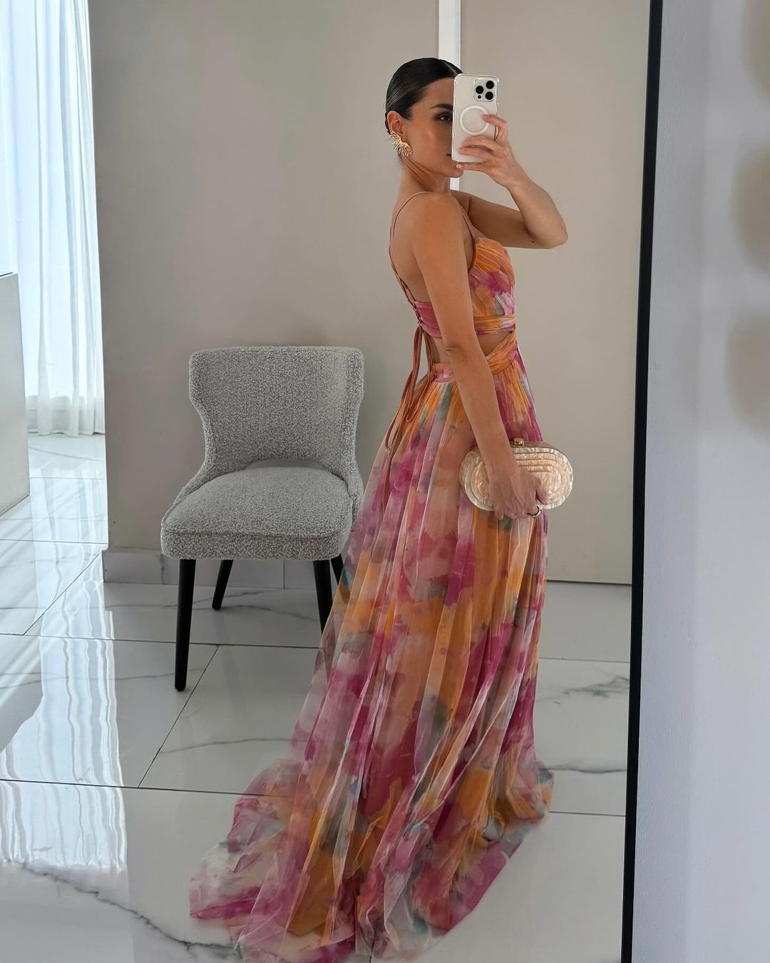 Giselle | Floral Print Maxi Dress