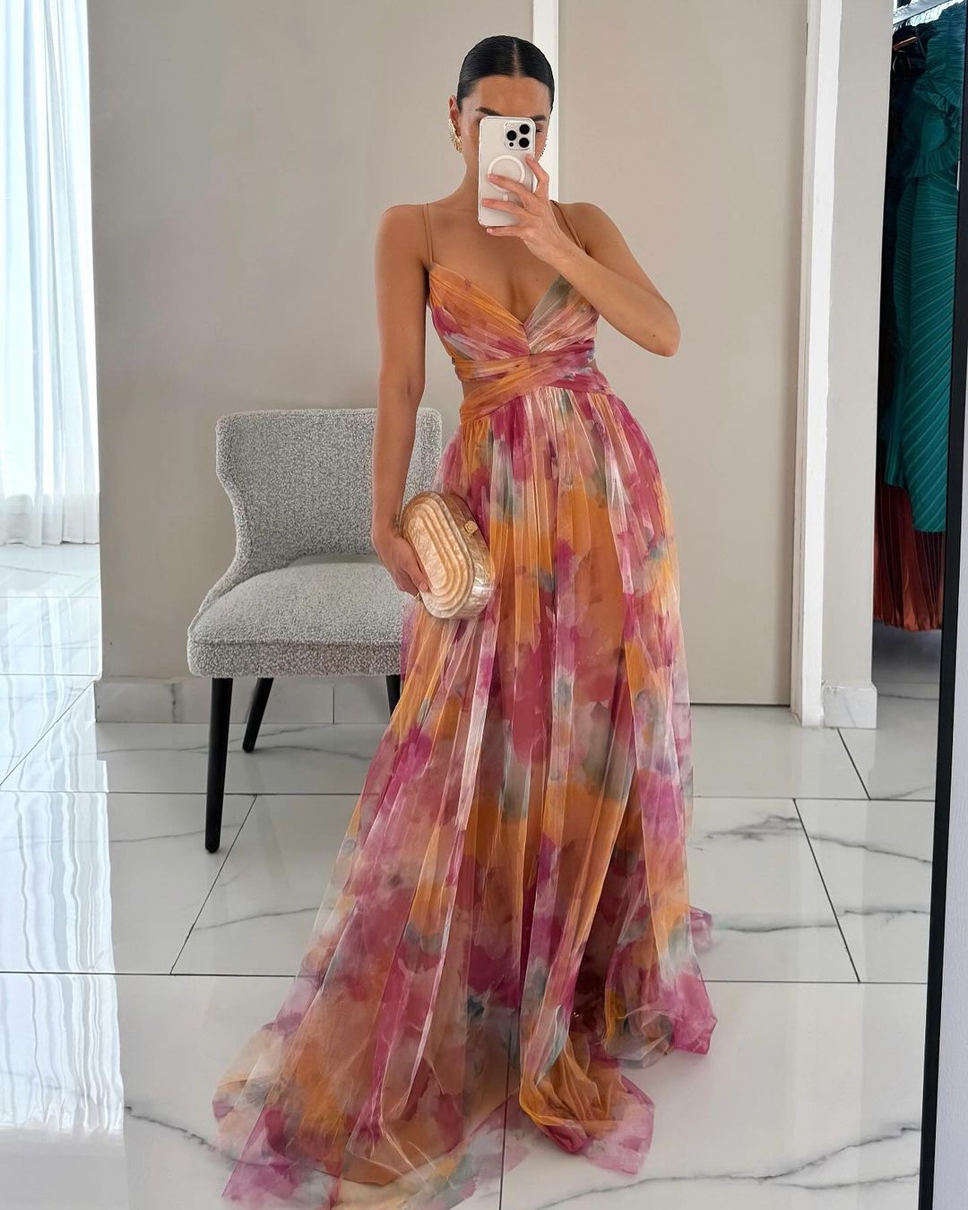 Giselle | Floral Print Maxi Dress