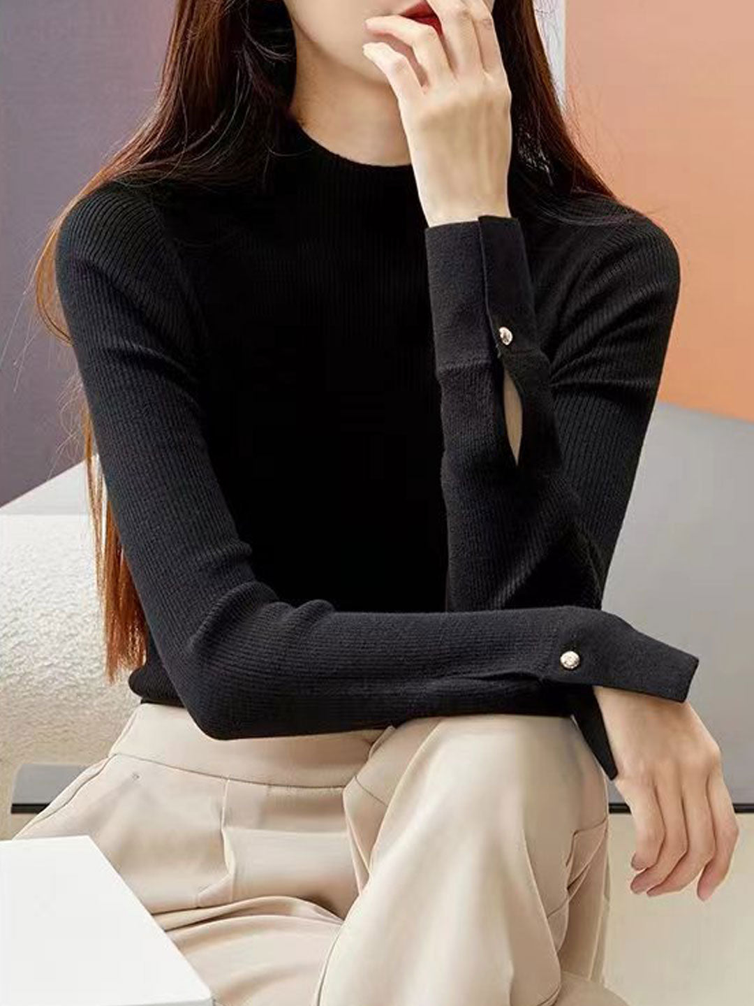 Sophia | Classic Knitted Sweater