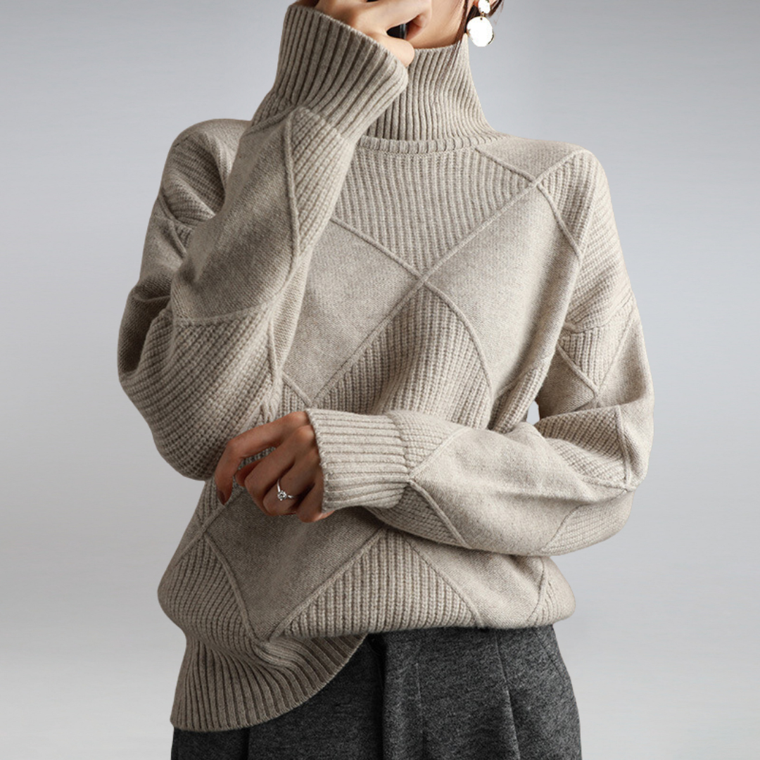 Amalia | Soft Cashmere Turtleneck