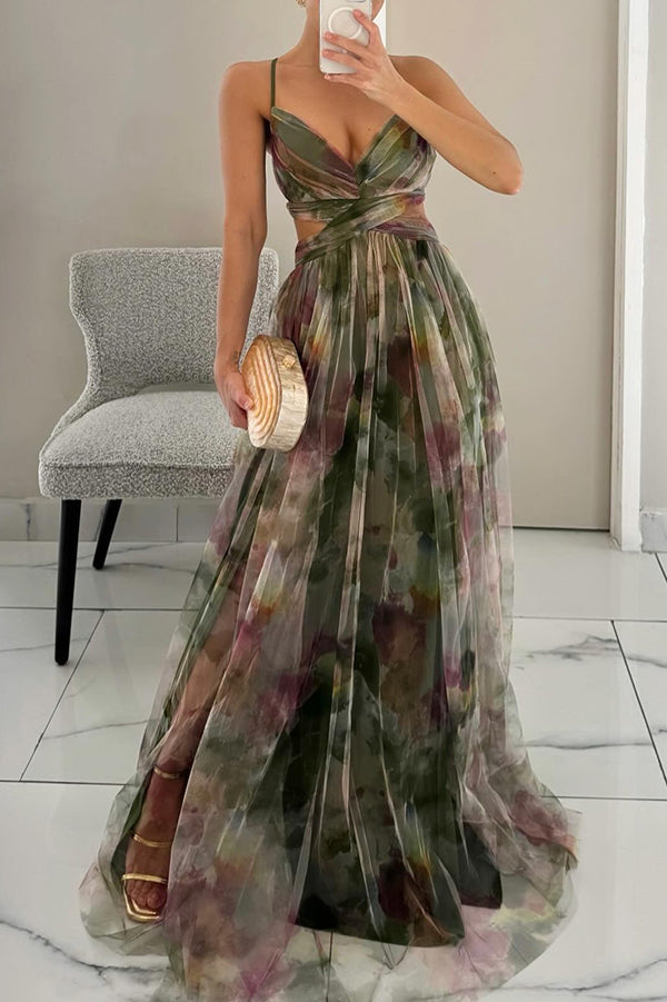 Giselle | Floral Print Maxi Dress