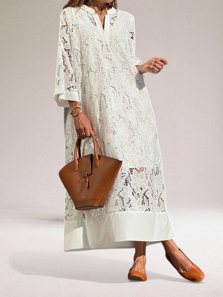 Silvina | Luxury long lace dress