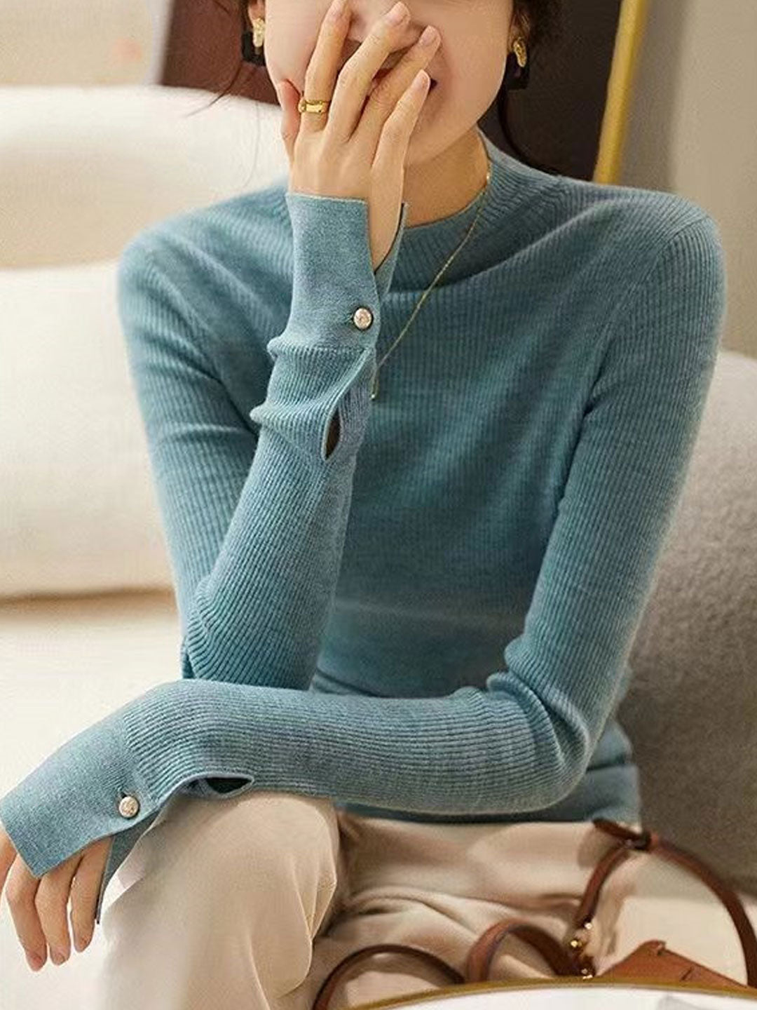 Sophia | Classic Knitted Sweater