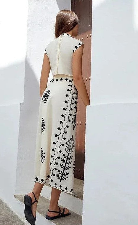 Cecilia | Top and Long Skirt