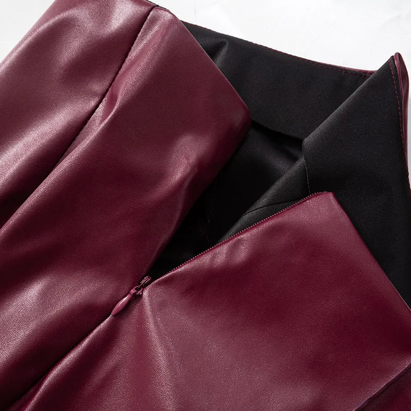 Isabella | Flare Leather Pants