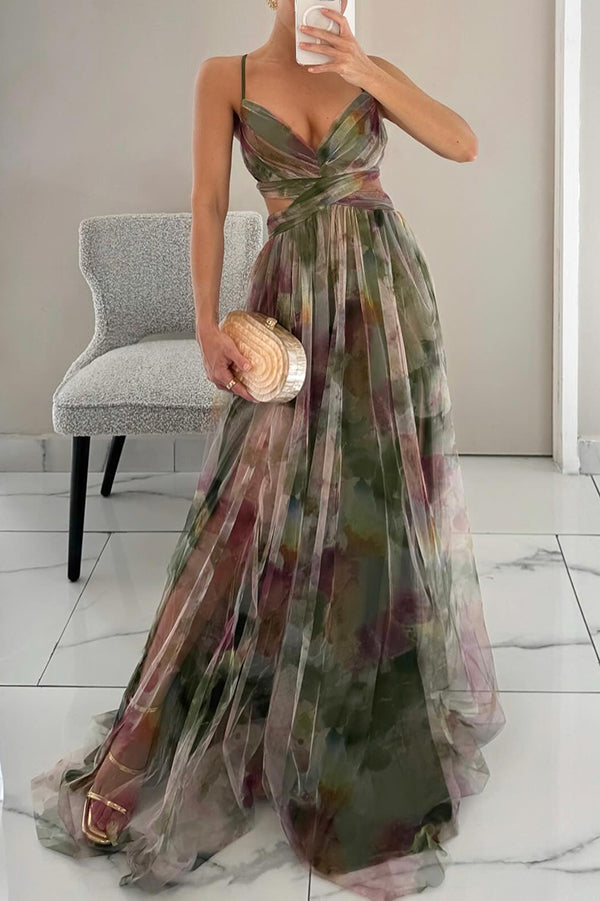 Giselle | Floral Print Maxi Dress