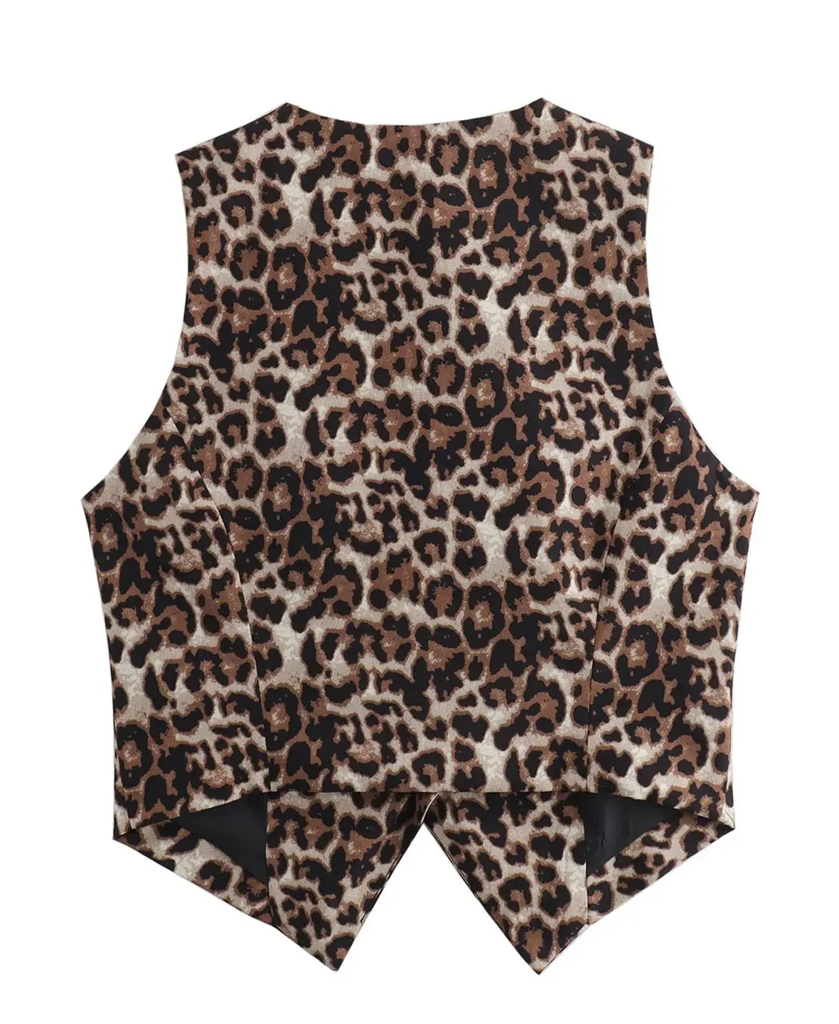 Delphine | Leopard Print Vest