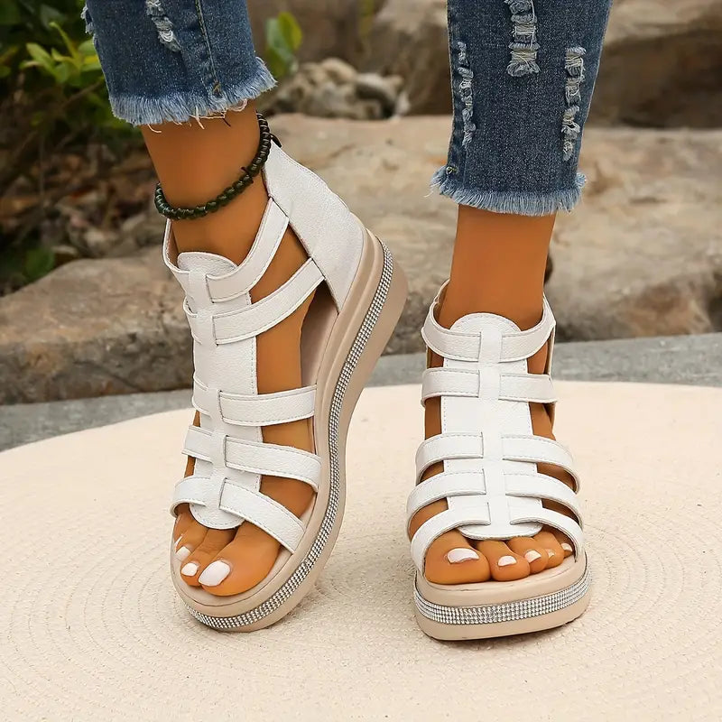 Rose | Elegant wedge sandals