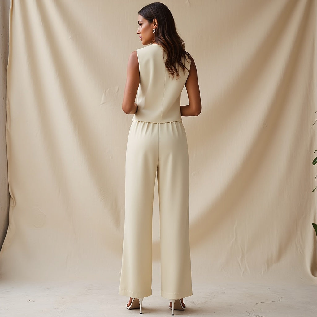 Cécile | Solid Colour Pantsuit
