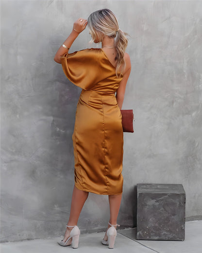 Lana | Luxurious Silk Dress – Timeless Elegance