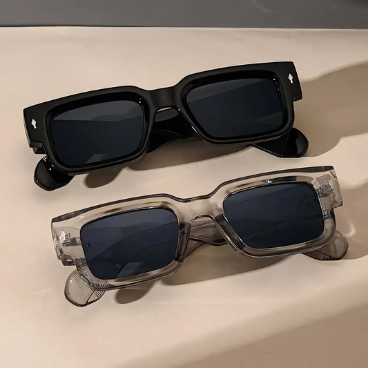 2pcs Retro Square Sunglasses