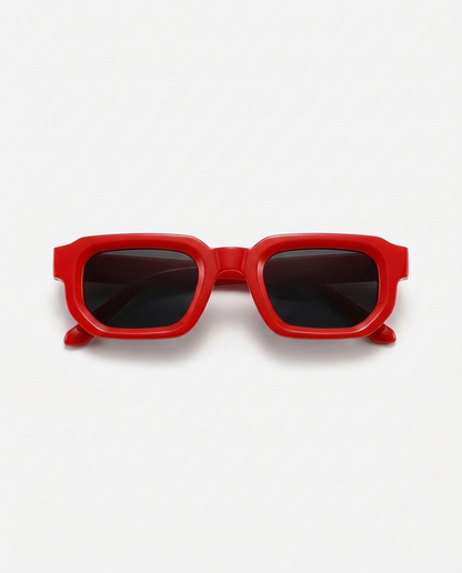 6 Pack Vintage Rectangle Frame Sunglasses
