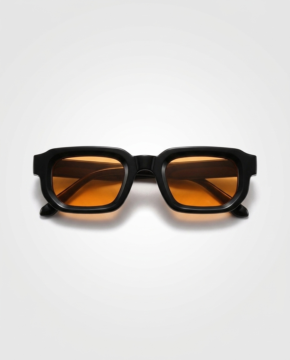 6 Pack Vintage Rectangle Frame Sunglasses