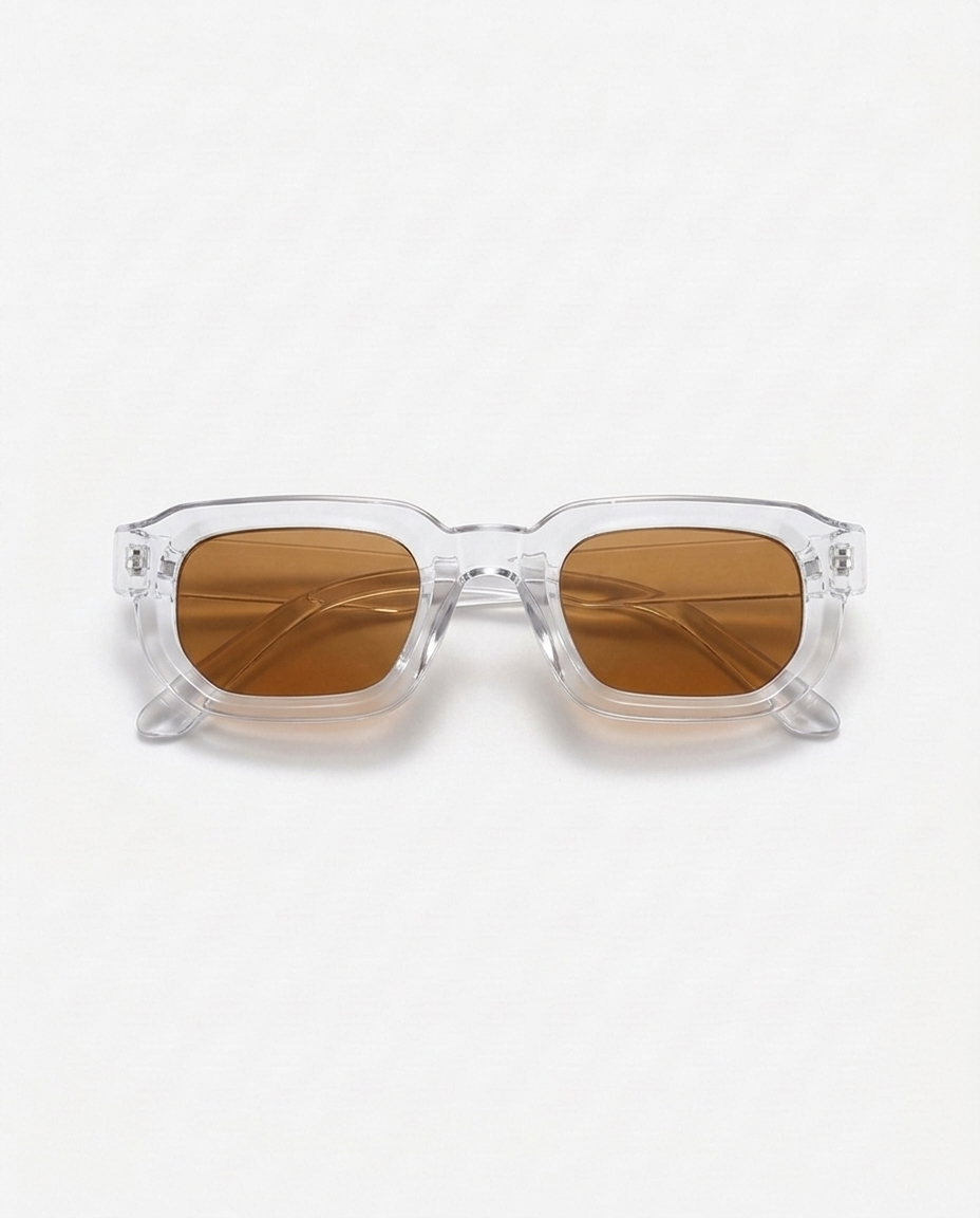 6 Pack Vintage Rectangle Frame Sunglasses