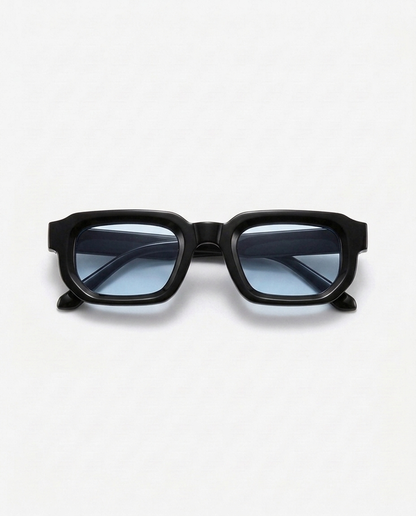 6 Pack Vintage Rectangle Frame Sunglasses