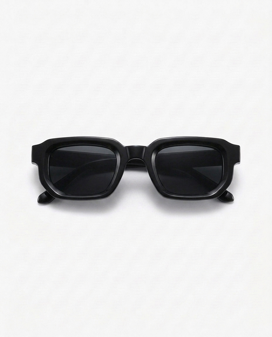 6 Pack Vintage Rectangle Frame Sunglasses